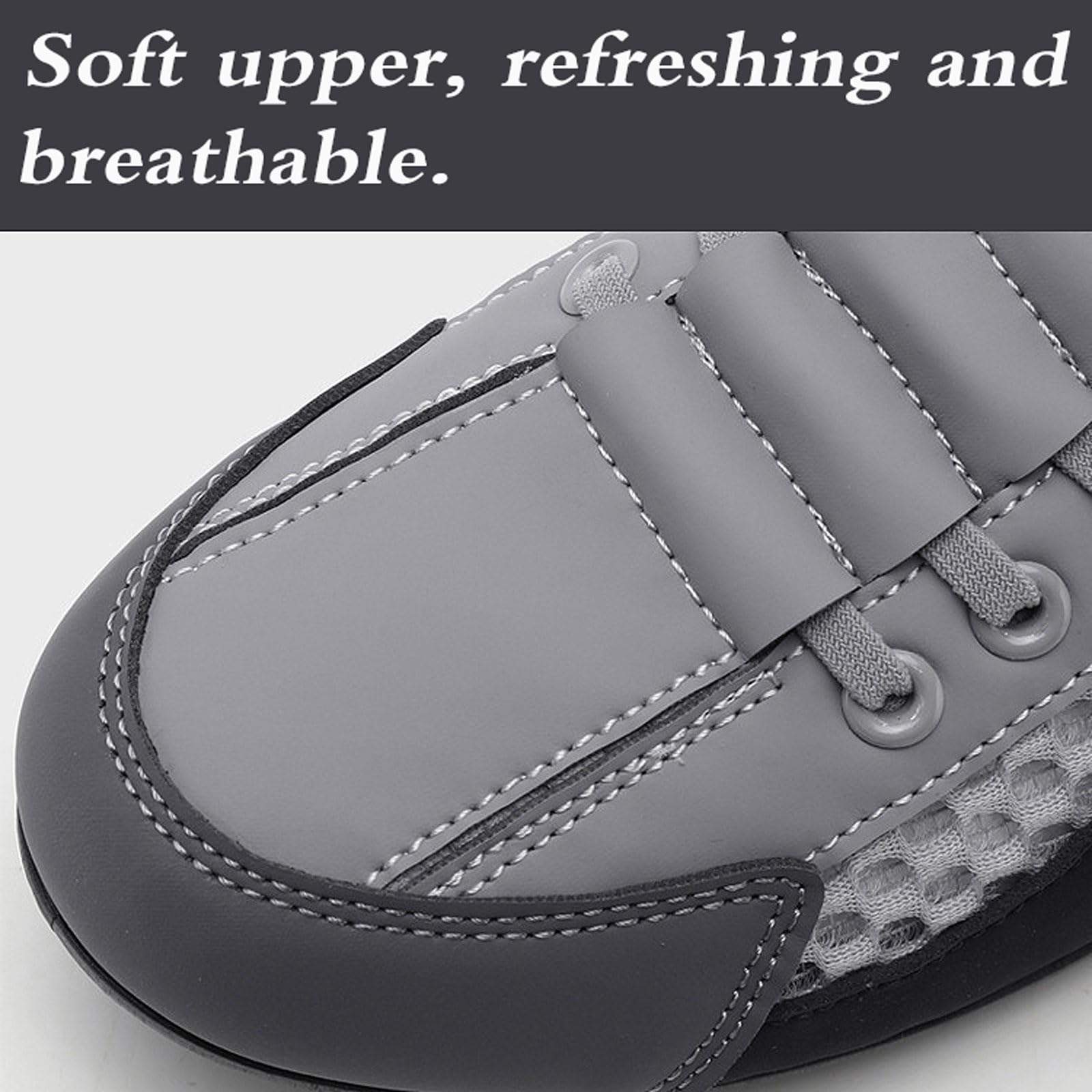 Sommer Slipper offener Rücken,Herren Mule Sneakers,Halboffene Schuhe Herren,Mesh,Bequeme,Weichen,Leichtgewichts,Atmungsaktiv,VerschleißFest,Geeignet Wandern und Campen