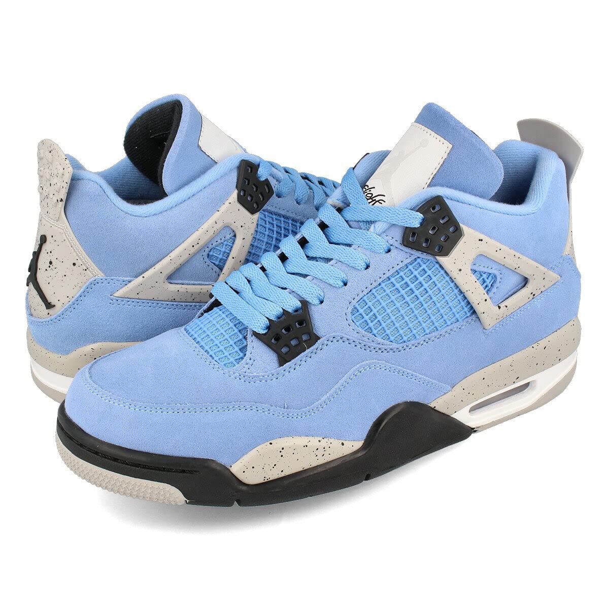 Amazon | [ナイキ] AIR JORDAN 4 RETRO UNIVERSITY BLUE/TECH GREY