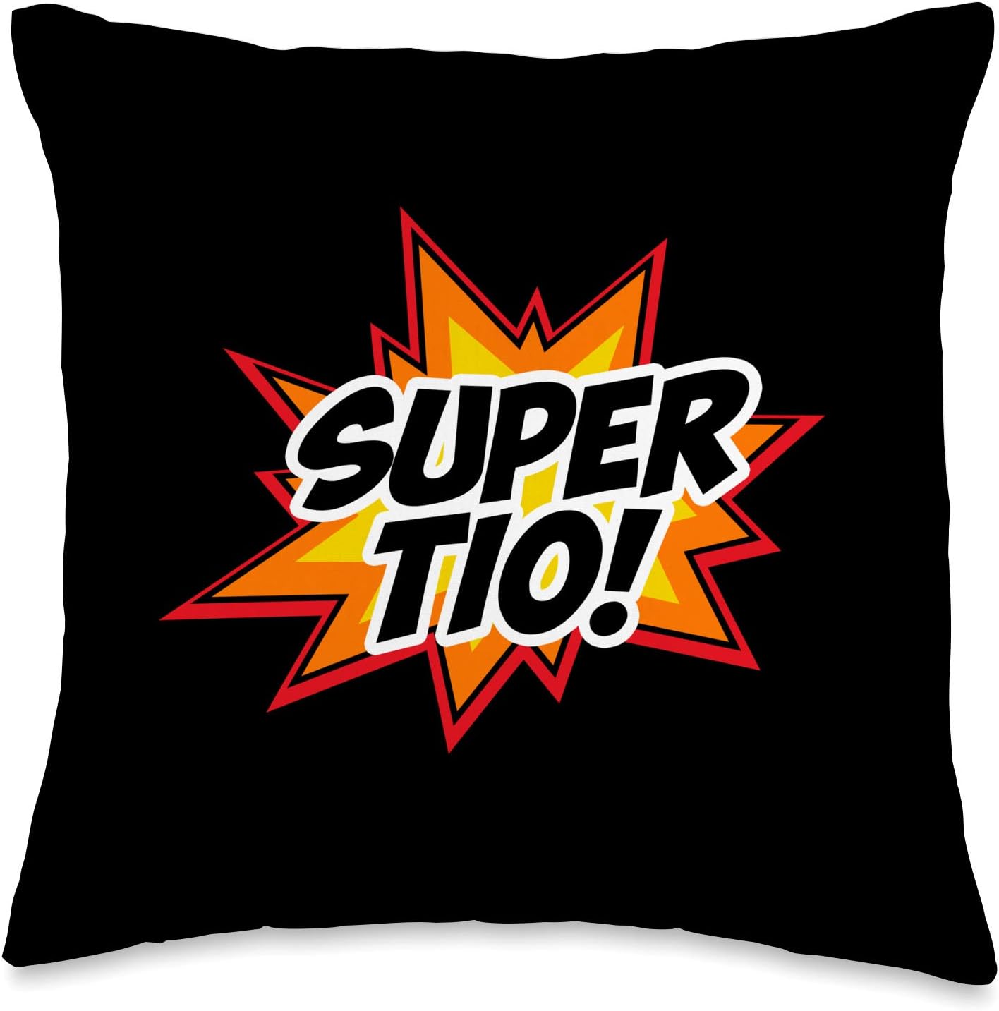 Super Tío Super Uncle Spanish Tío Superhero Throw Pillow