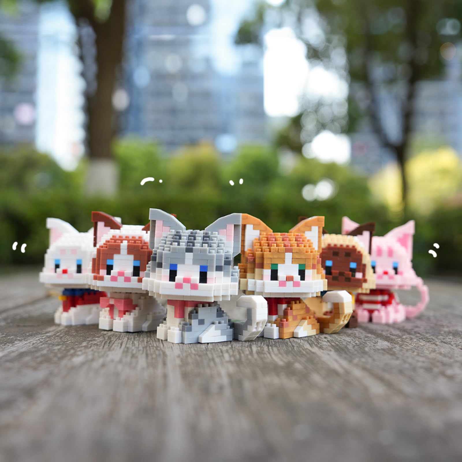 Amazon.com: Myweyde Mini Cat Building Blocks - Orange, Ragdoll