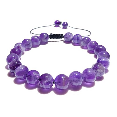 Vista 29 de Triple Protection Bracelet for Women Amethyst Crystal Bracelet Handmade Crystal Beads Bracelet (6mm, Black Onyx)