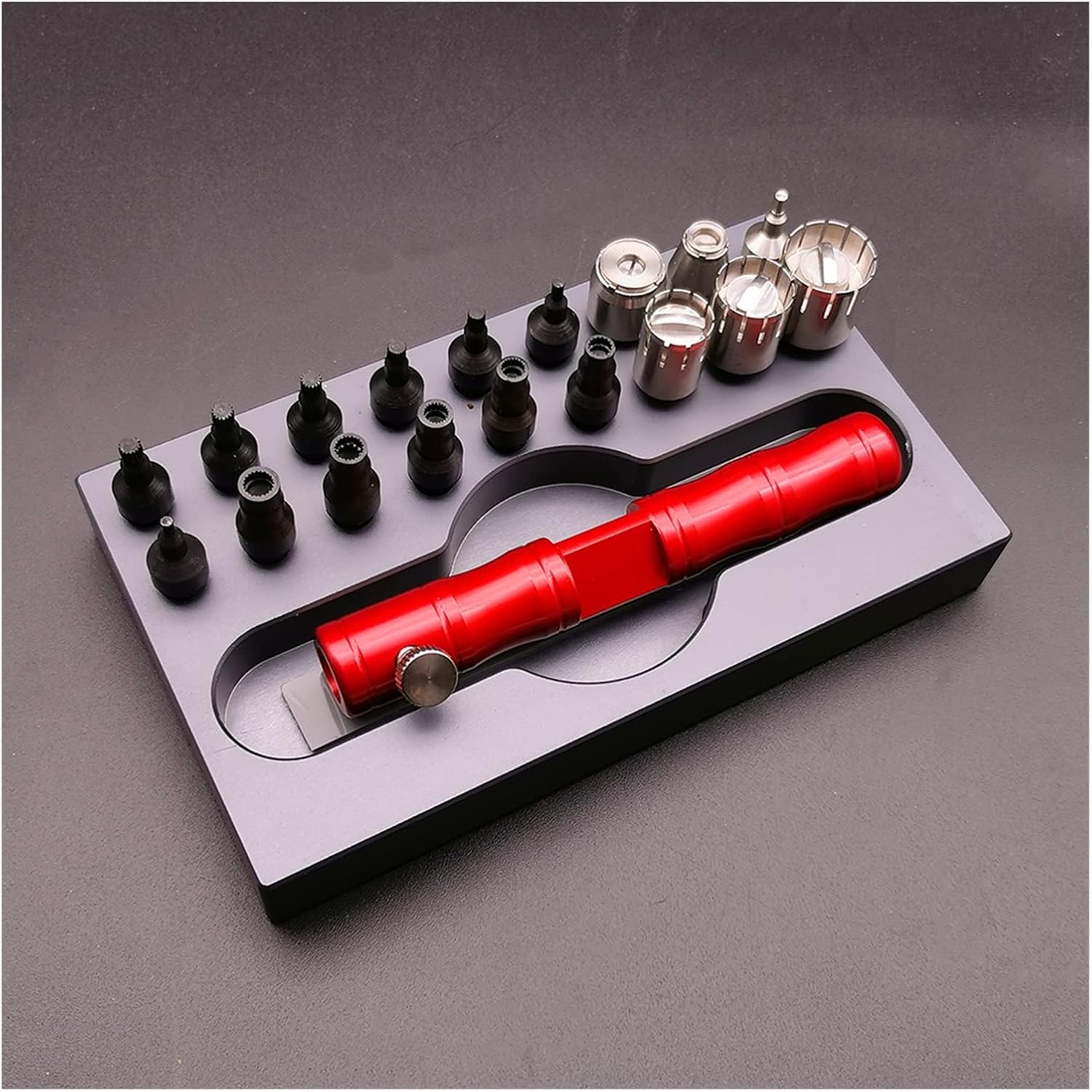 Watch Repair Tool kit for screwing on Pusher Cases, Suitable for Watch Movement Watch Repair Tool kit