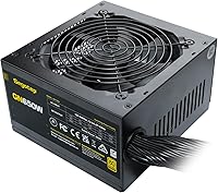 Vista 1 de Segotep 650W 80 Plus Gold Certificado No Modular ATX Fuente de Alimentación con Conectores de 6+2 Pines Protección PFC y Cumplimiento RoHS