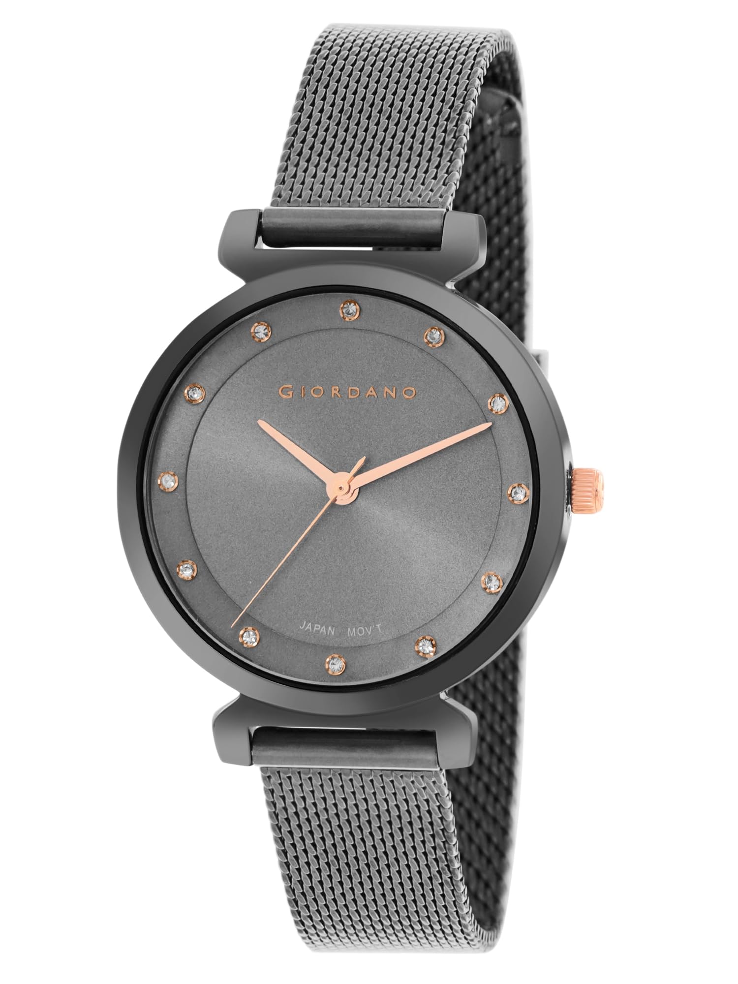 giordano Analog Wrist Watch for Women Stylish Metal Strap with Water Resistant 3 Hand Mechanism for Girls & Ladies to Compliment Your Look/Ideal Gift for Female-GZ-60039-picture-25