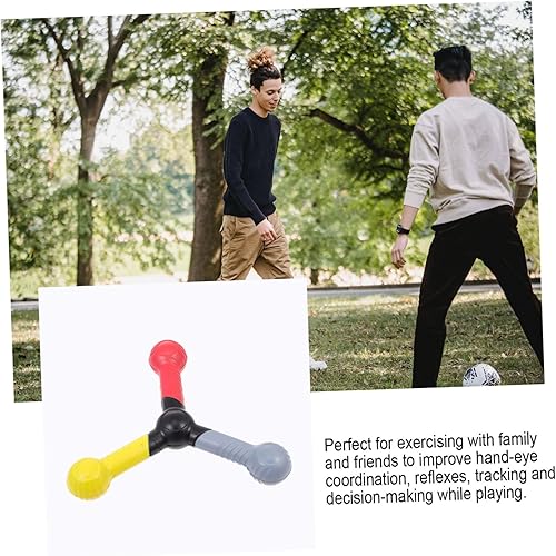 Miniatura 4 de ifundom 2 unids Reacción Palo de Entrenamiento de Coordinación Mano Ojo Herramienta de Entrenamiento de Agilidad Palo de Entrenamiento de Fútbol