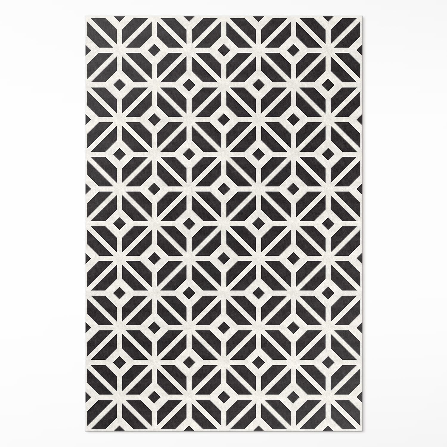 Tapis en vinyle 120x180 cm pour cuisine rectangle motif tuiles