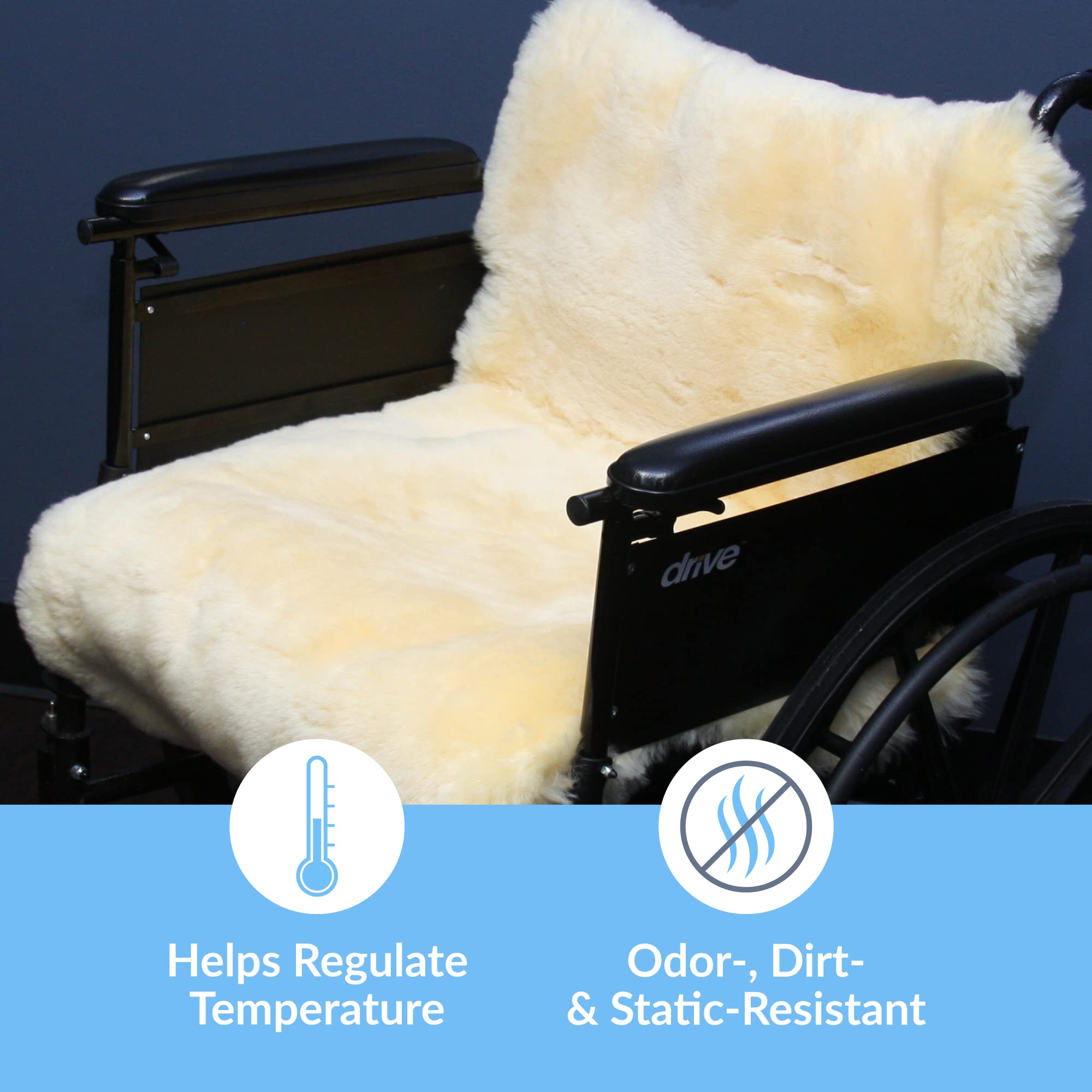 Sheepskin Seat Cover - Premium Genuine Australian Sheepskin