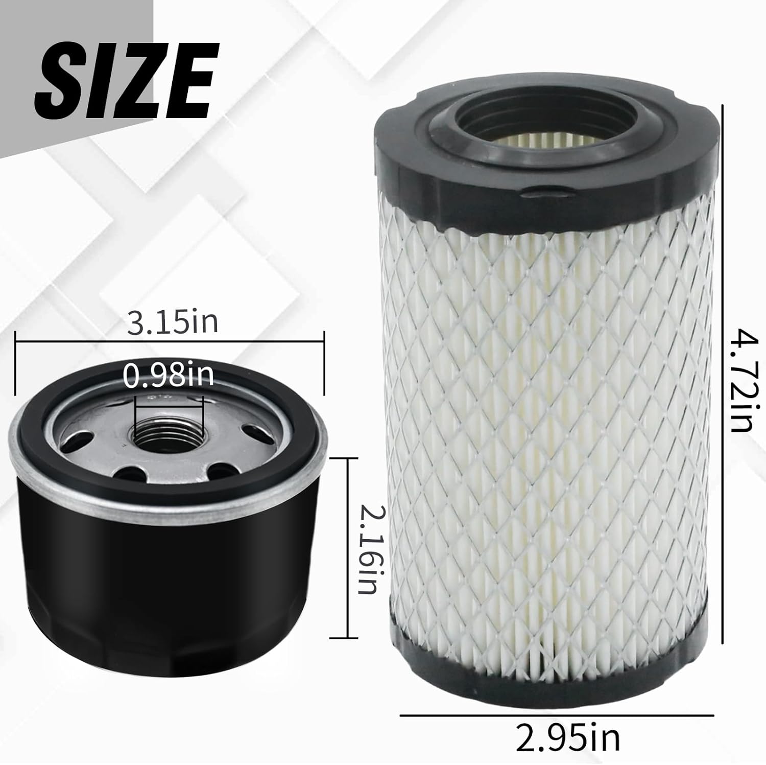 EATAKWARD 11029-0034 Air Filter Oil Filter Tune Up Kit, Replacement for Kawasaki FT730 FT651V FT691V FT730V 4 Stroke Engine, Replaces 49065-7007