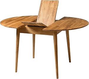 Table ronde extensible