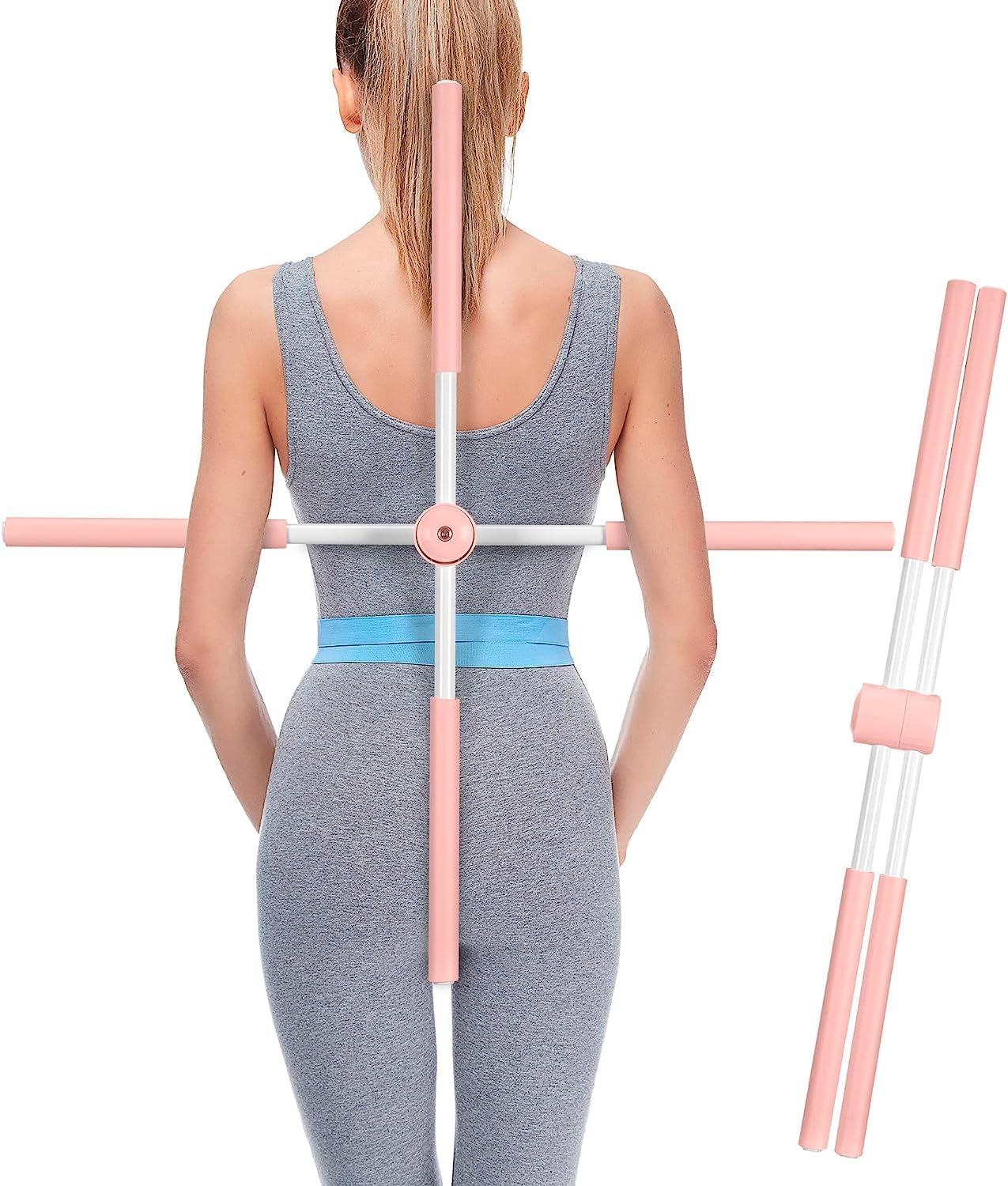 Bhavyam Yoga Stick for Stretching Back Exercise Humpback Posture Corrector Stick for Women Men Yoga Equipment and Accessories for Home Workout(multicolour/1pcs) (B0CBV83353) Amazon Price History, Amazon Price Tracker