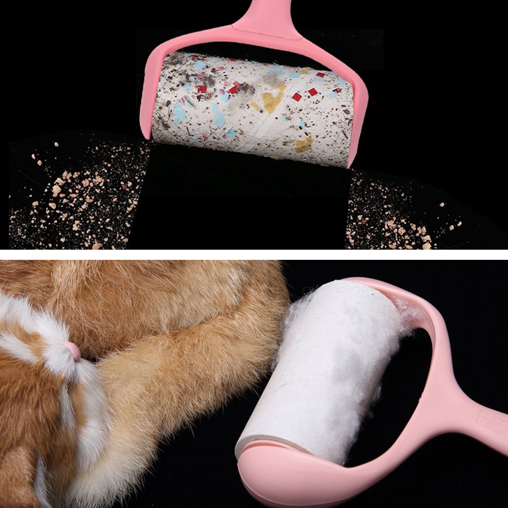 Lint Roller, 9 Refills 540 Sheets,Super Sticky Pet Hair Remover Kit, YQMAJIM Adhesive Lint Brush for Clothes,Carpet,Car Seats,Dust,Dogs,Cats
