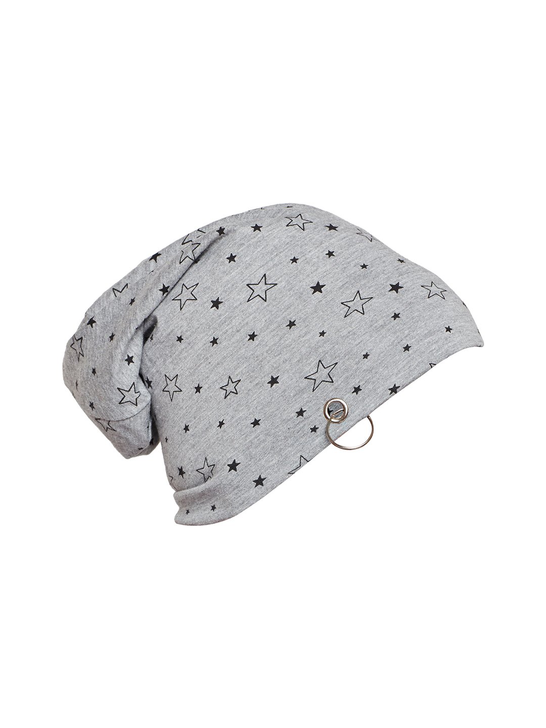 VIMAL JONNEY Grey Printed Cotton Blended Free Size Beanie Cap for Men (B0763PGMZZ) Amazon Price History, Amazon Price Tracker
