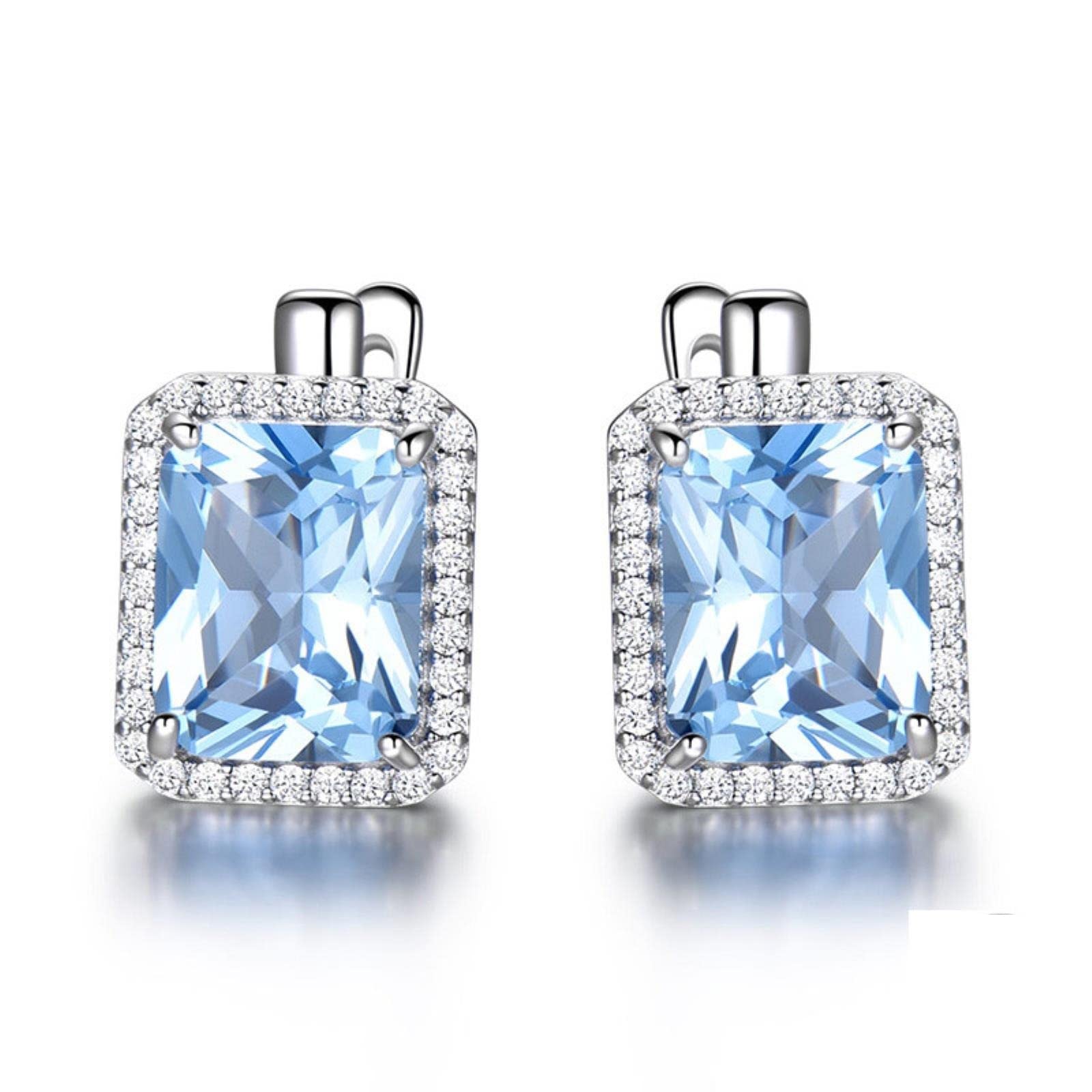 Orecchini gioielli fatti a mano in argento sterling 925 con pietre