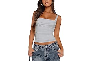 Faux Leather Square Neck Corset Top