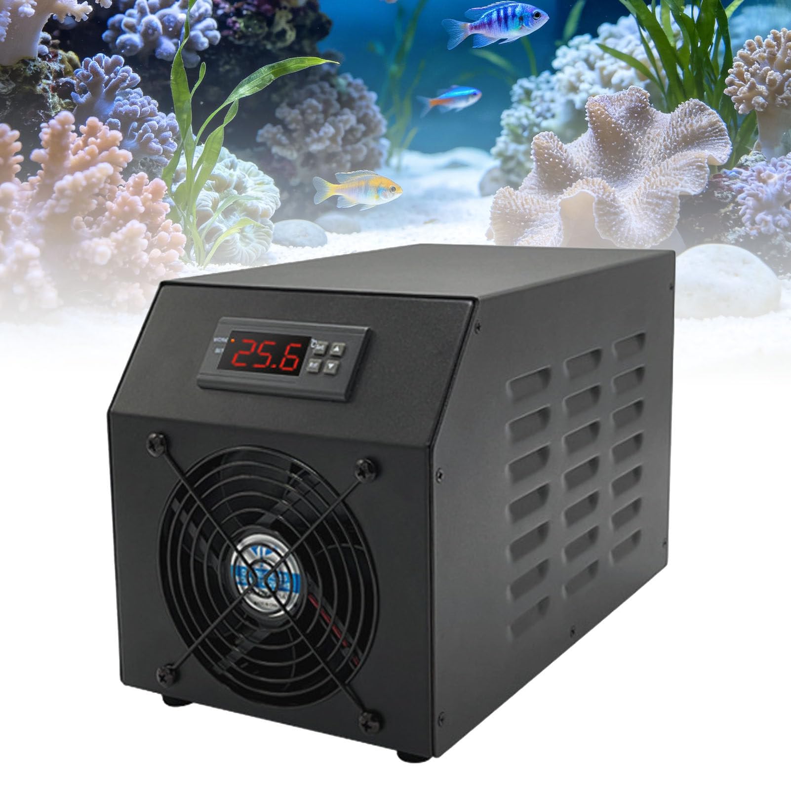 Taorzqyn Small Water Chiller, 10-50°C, 60 L, for Axolotl Coral Jellyfish