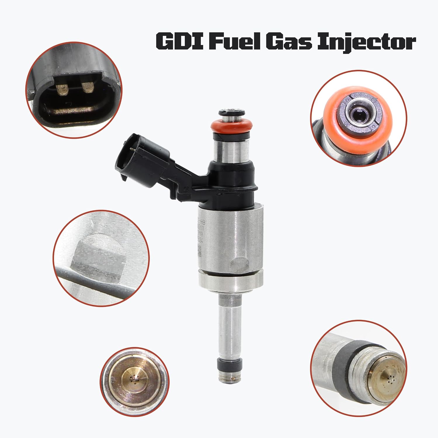 GDI Fuel Injector Fit for Ford Expedition Transit-150/250/350 F150 Lobo 2015-2019 Lincoln Navigator 2015-2017 Replace BL3Z-9F593-A 6Pcs