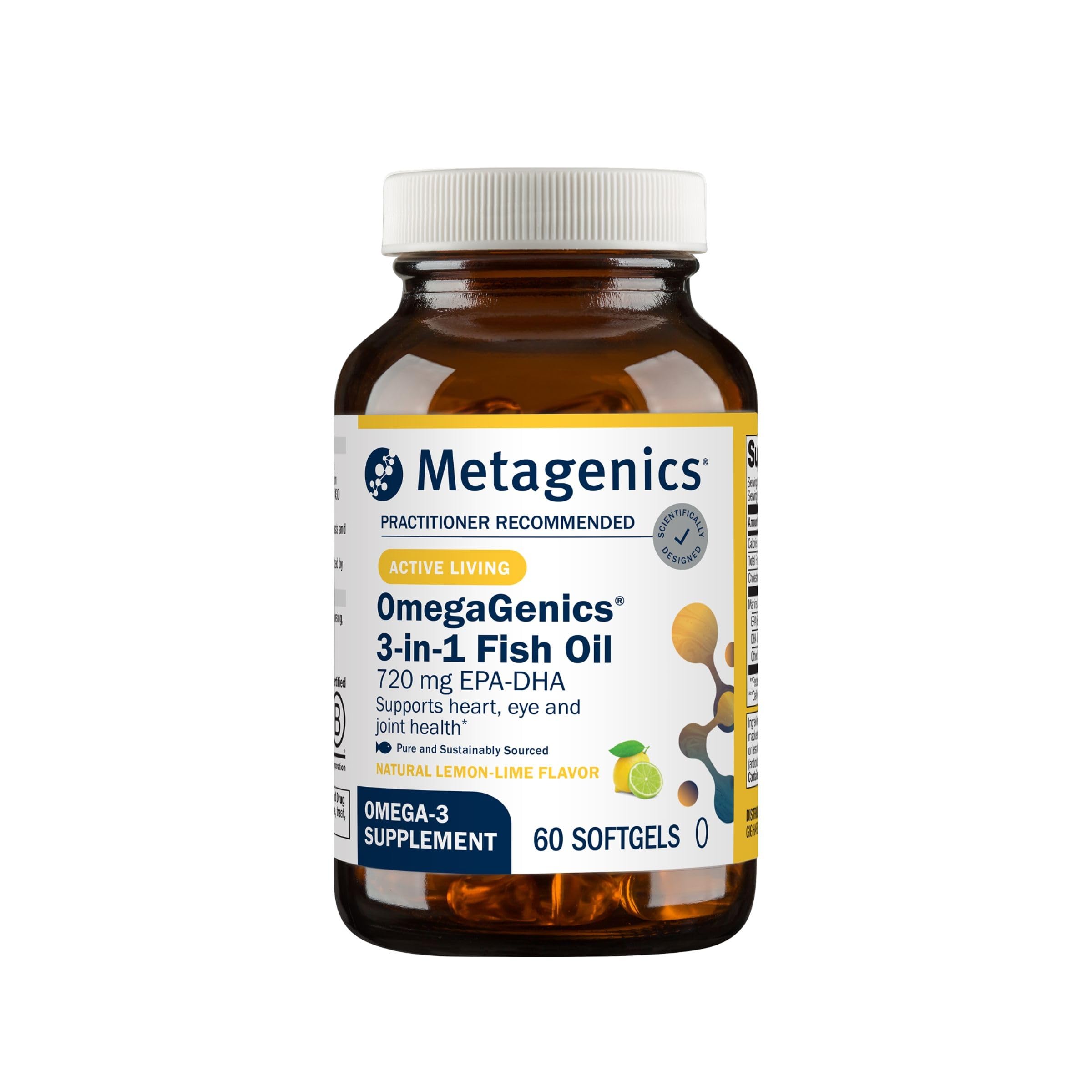 Metagenics OmegaGenics Fish Oil EPA DHA 720 mg Omega 3, 120 Softgels — Amazon image 9