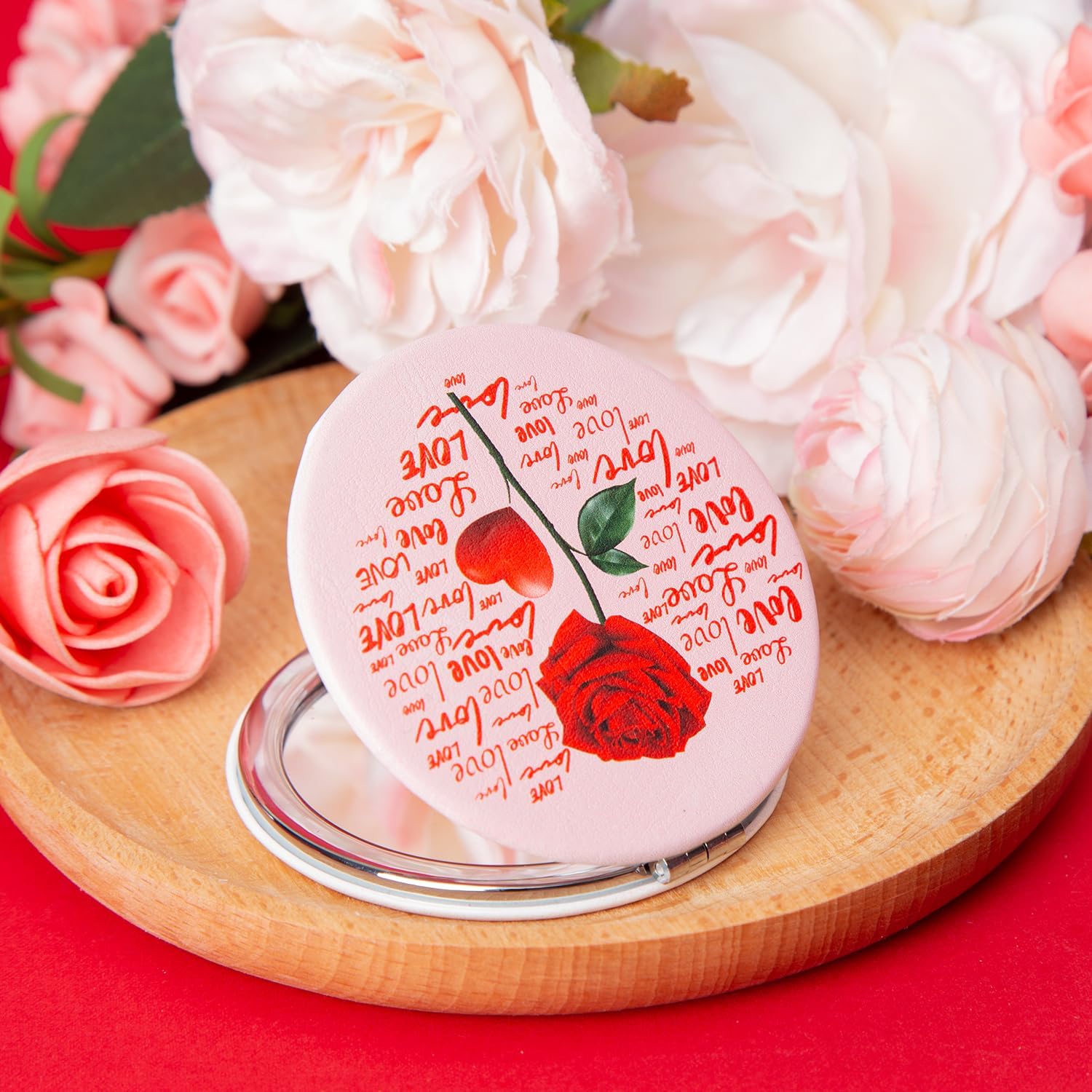 Gift for Women Birthday Gifts for Wife Girlfriend Lover,Unique Ideas Rose Love Gift Basket Box Thinking of You I Love You Romantic Gifts Set Wedding & Engagement Gift (Pink) - Image 7