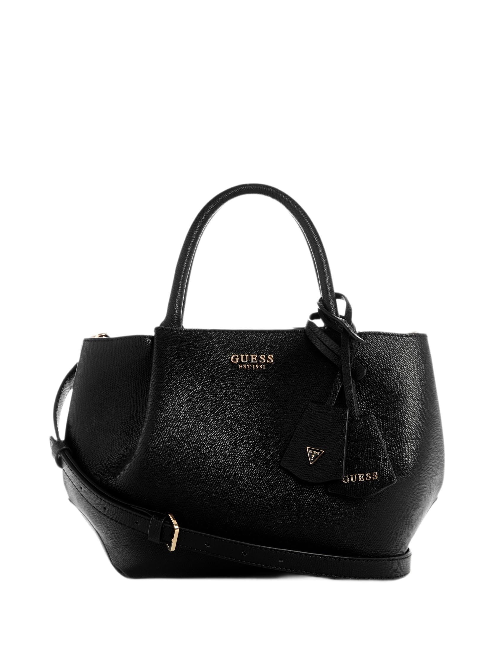 GUESS sac à main sac à épaule Amorette Girlfriend Satchel Black noir