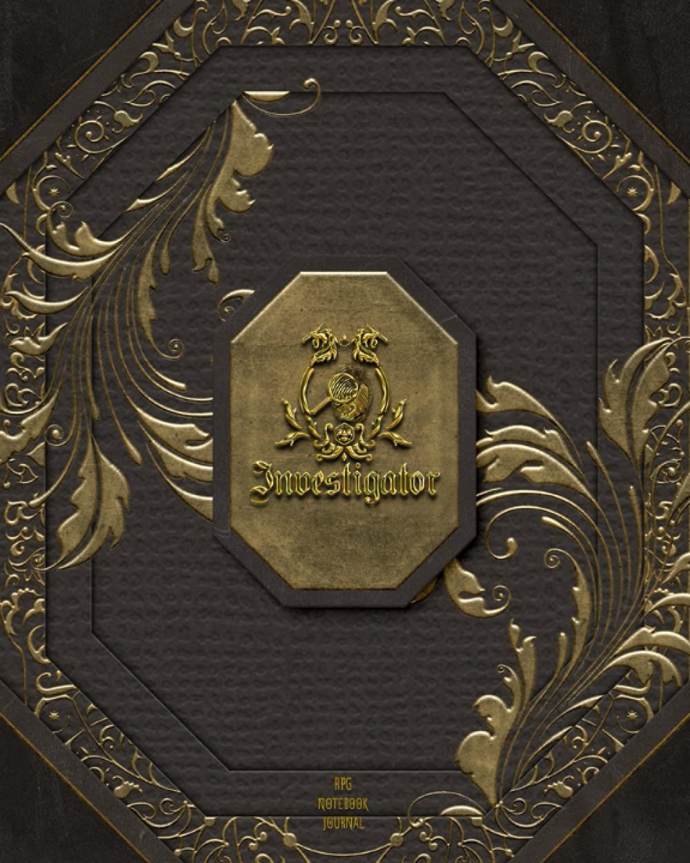 Investigator RPG Notebook Journal Left Handed Notebook For Adults Slanted: Role Playing Gamers' Gift Book, 93 Slanted, 41 Isometric., 20 Blank Maps