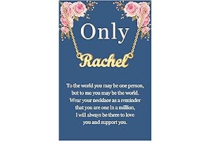 Rachel Personalized Name Necklace - The Perfect Gift for Any Occasion