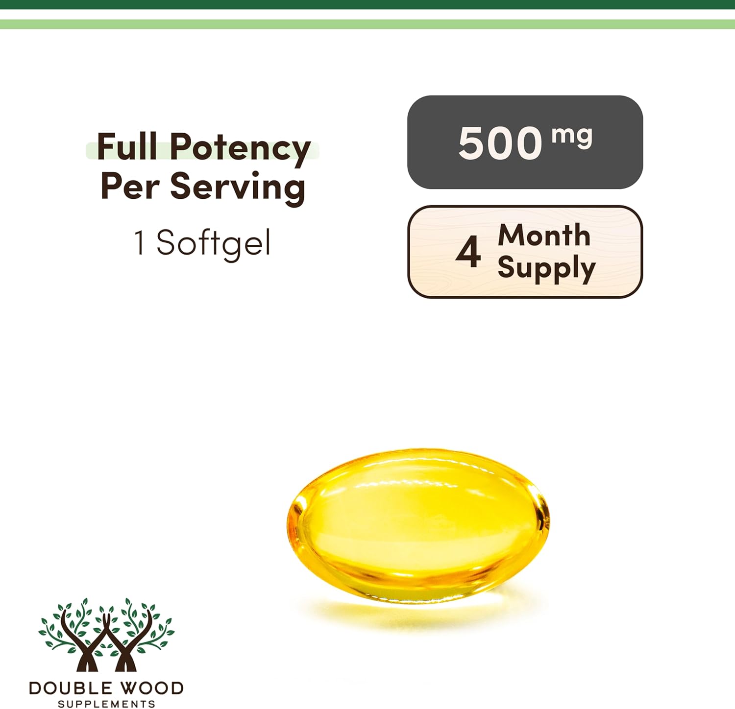 SPM Max (Specialized Pro-Resolving Mediators) 120 Softgels, 500mg (Only Product Standardized and Third Party Tested to Contain Active SPMs, Check The Supplement Fact Panel) by Double Wood - Image 6