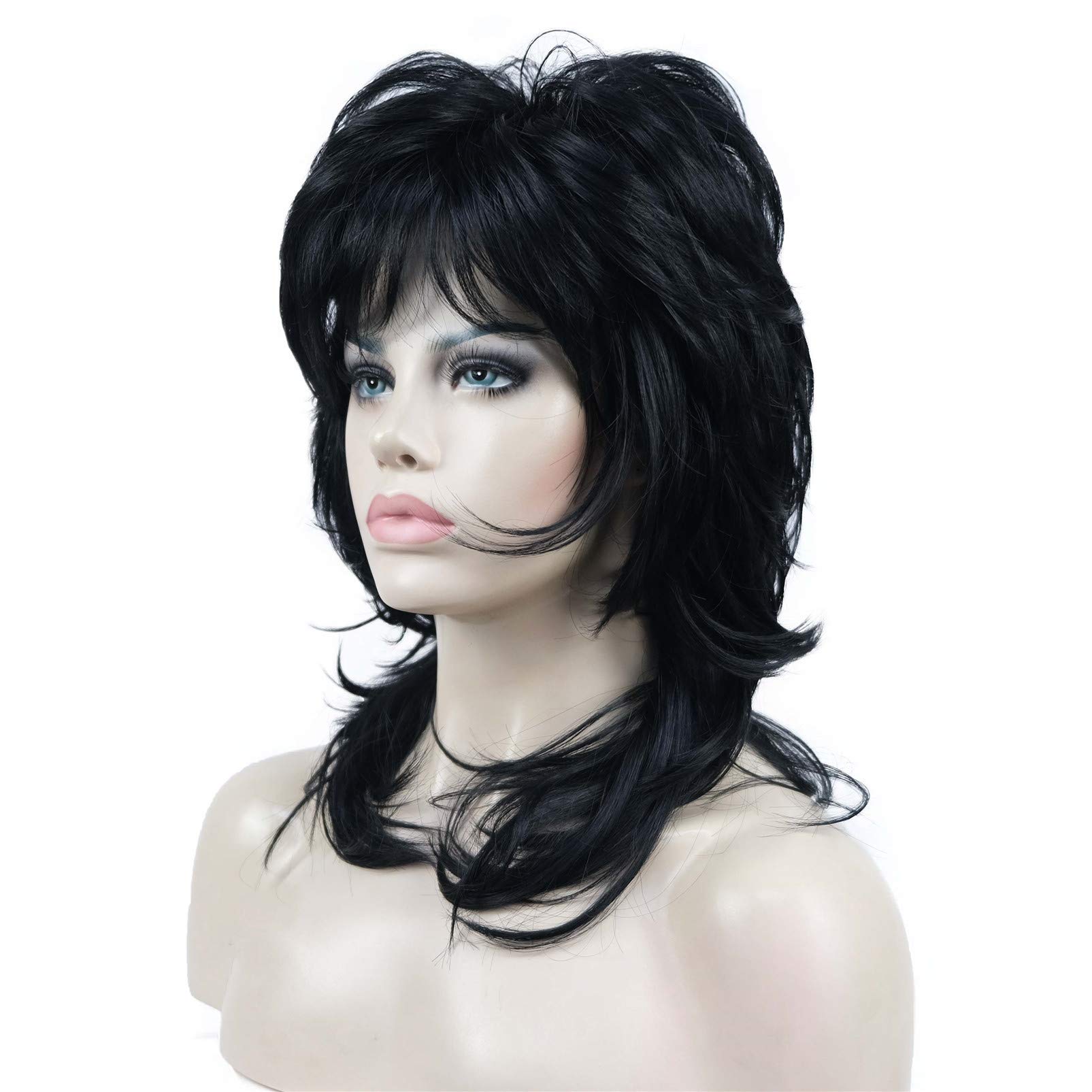 Amazon.com : Aimole Shaggy Layered Wig Shoulder Length  display picture 2