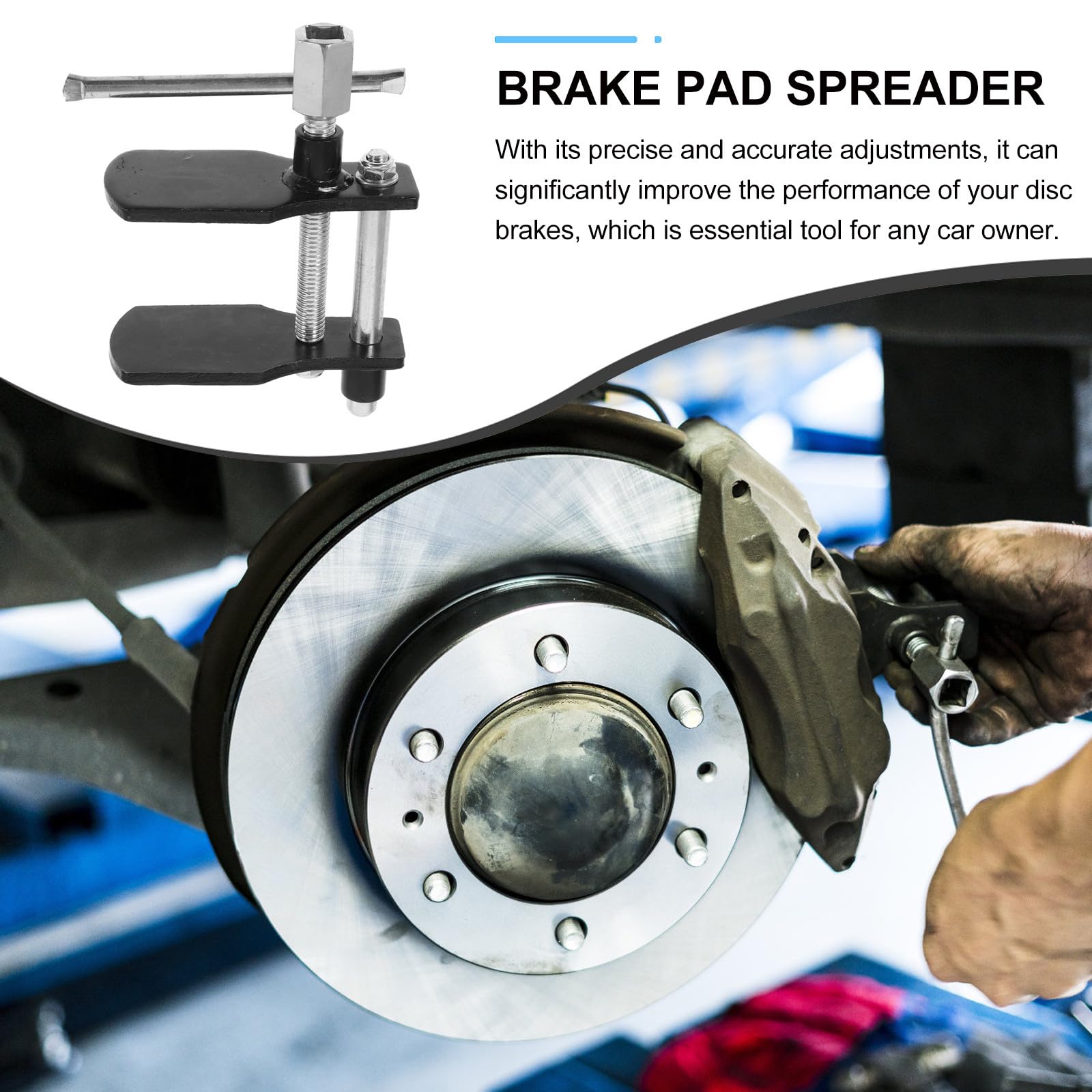 Kit Compresseur Étrier de Frein pour Réglage Précis des Pistons, Outil Mécanique Auto pour Réparation et Entretien de Véhicules