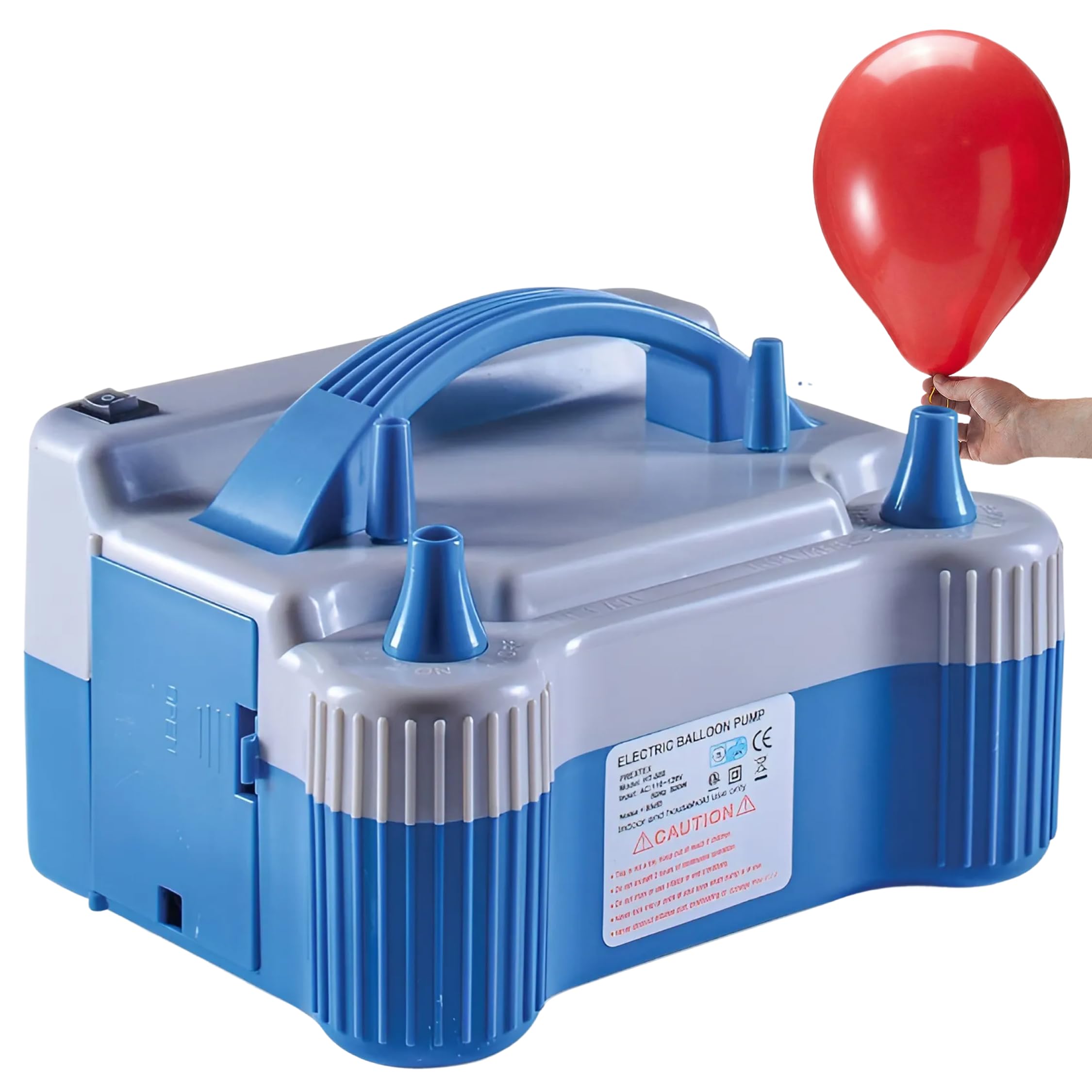 Prextex Portable Balloon Pump - Strong Electric Air Blower with