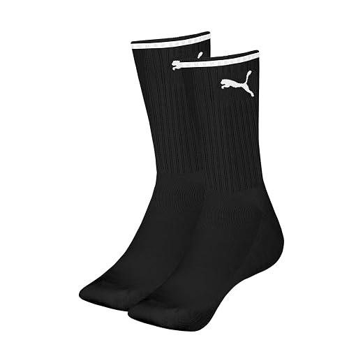 Kit 3 Pares Meia Cano Alto Puma Longo Esportiva Sola Atoalhada Algodão Masculino