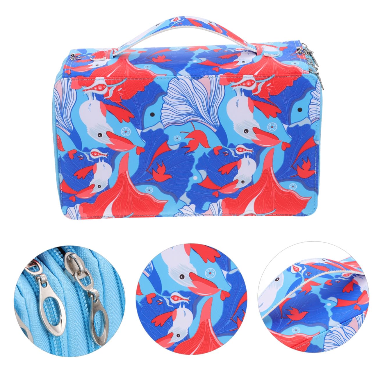 Estuche para Lápices de Dibujo Multicapa Asa Azul 360 Ranuras