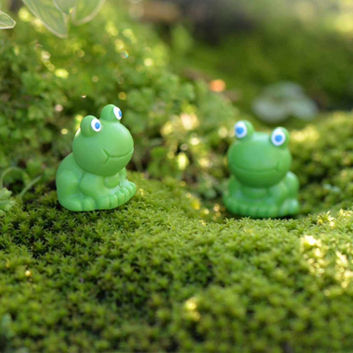 Lustige Frosch-Statue - Trinkender Frosch Aus Harz Für Garten-Deko