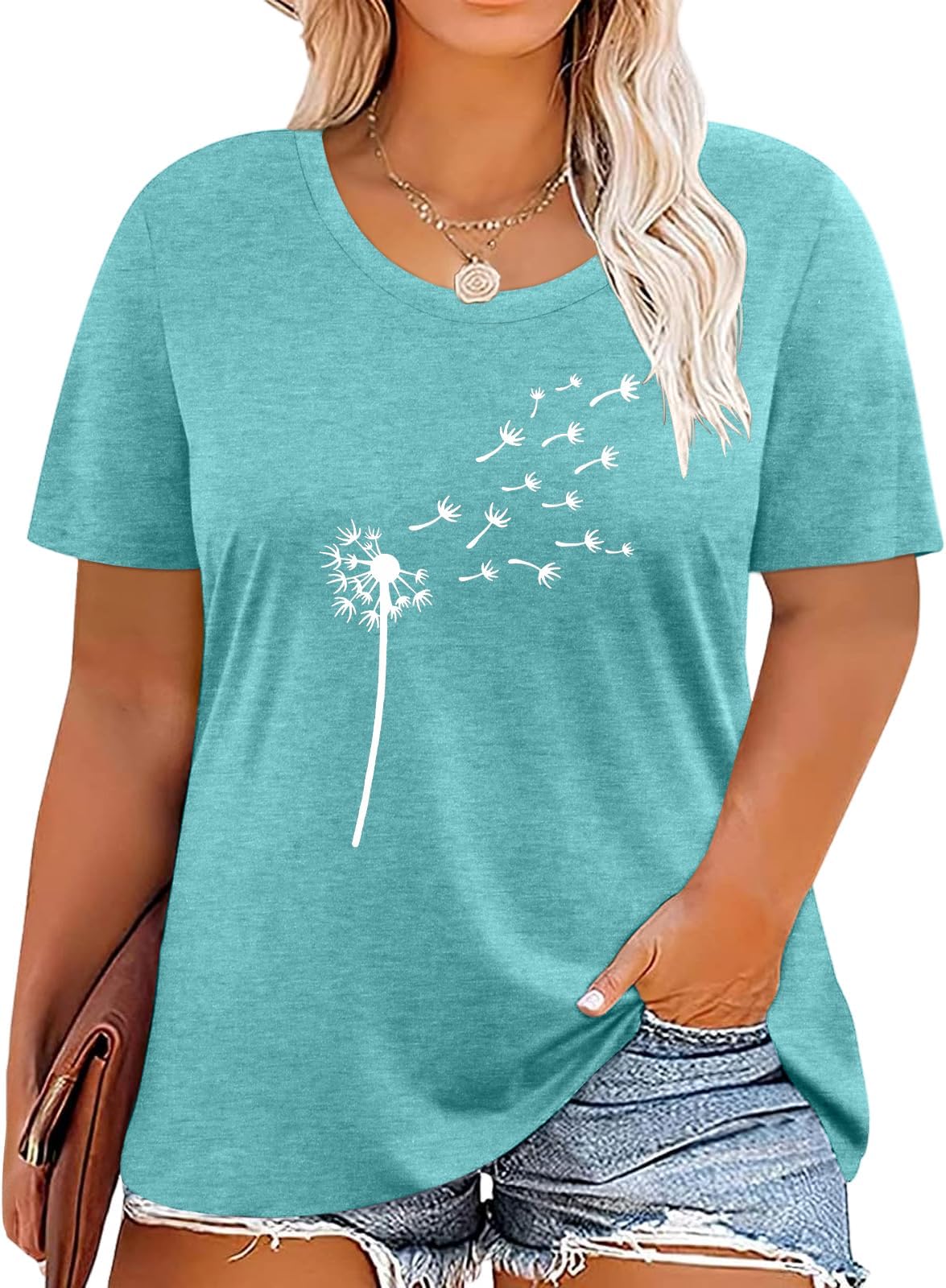 Plus Size Women T-Shirt Cross Faith Blessed Shirt Funny Inspirational Casual Short Sleeve Graphic Thankful Cute Tee Top