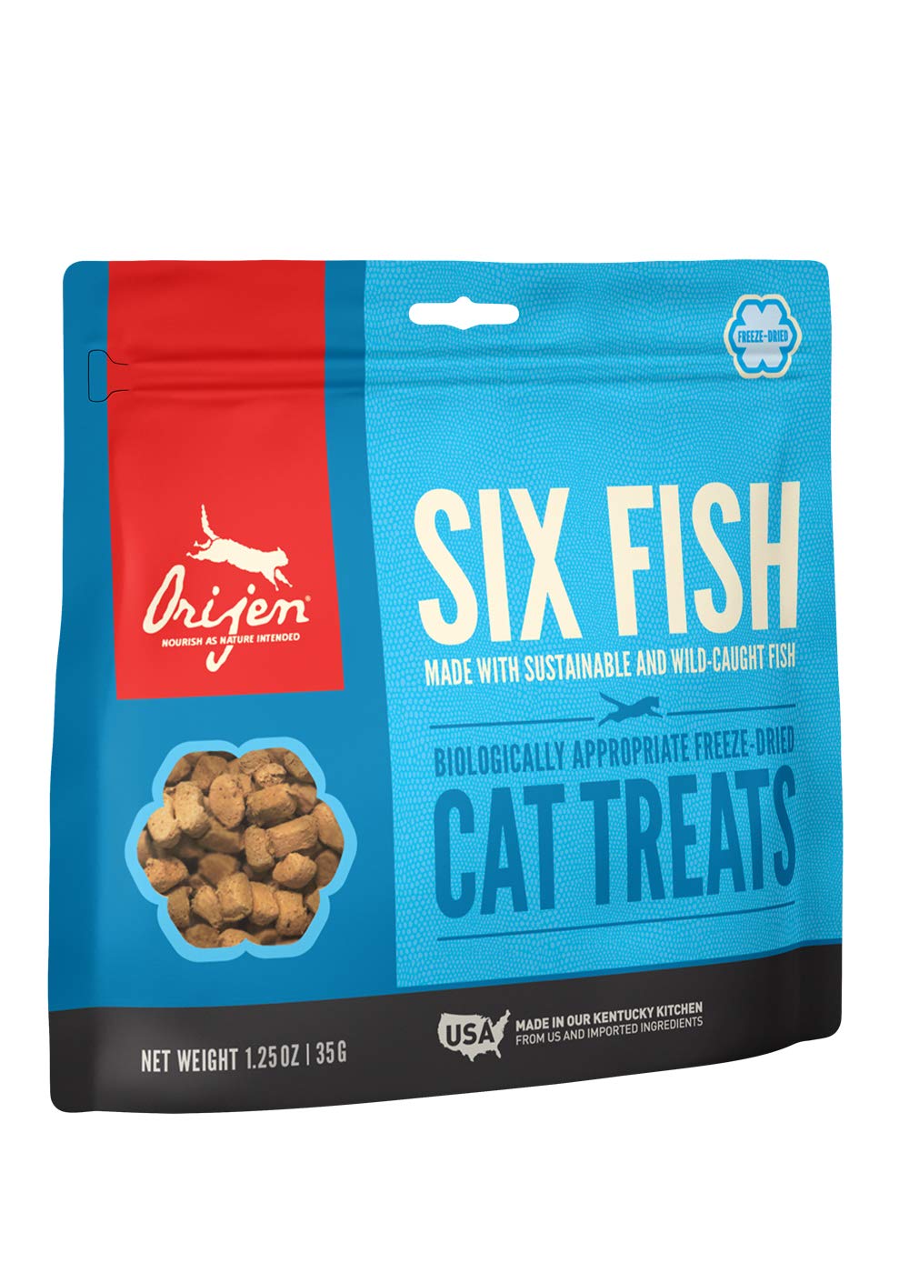 ORIJEN Freeze Dried Cat Treats, Grain Free, Natural and Raw Animal Ingredients