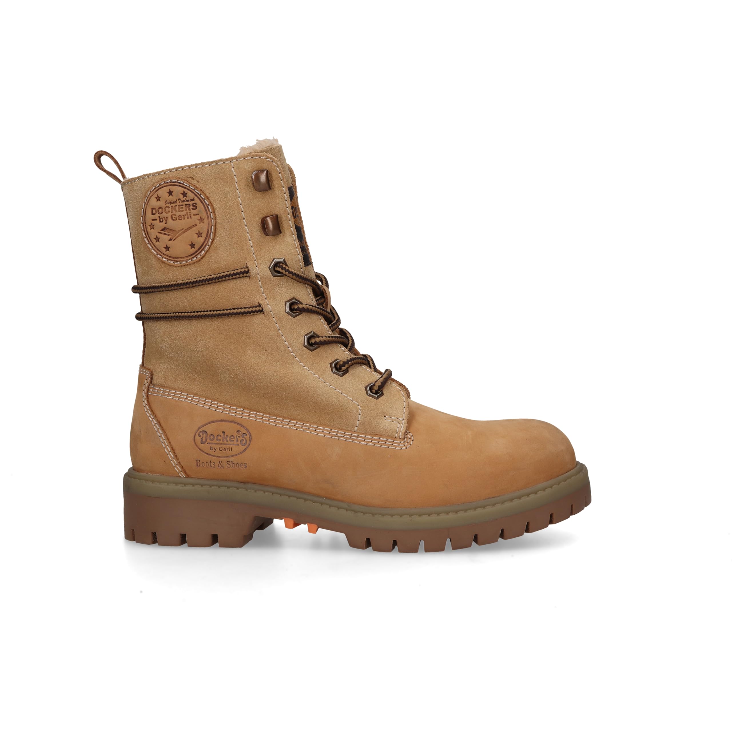 Dockers by Gerli Damen Erwachsene Schnür-Stiefeletten 53AX307 Weite normal Reißverschluss