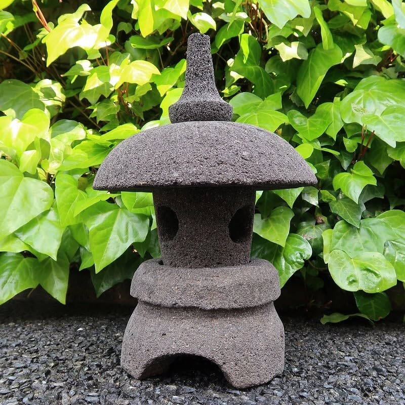 Amazon.co.jp: 石灯篭天然石ラパストーン45cmアジアン雑貨バリ