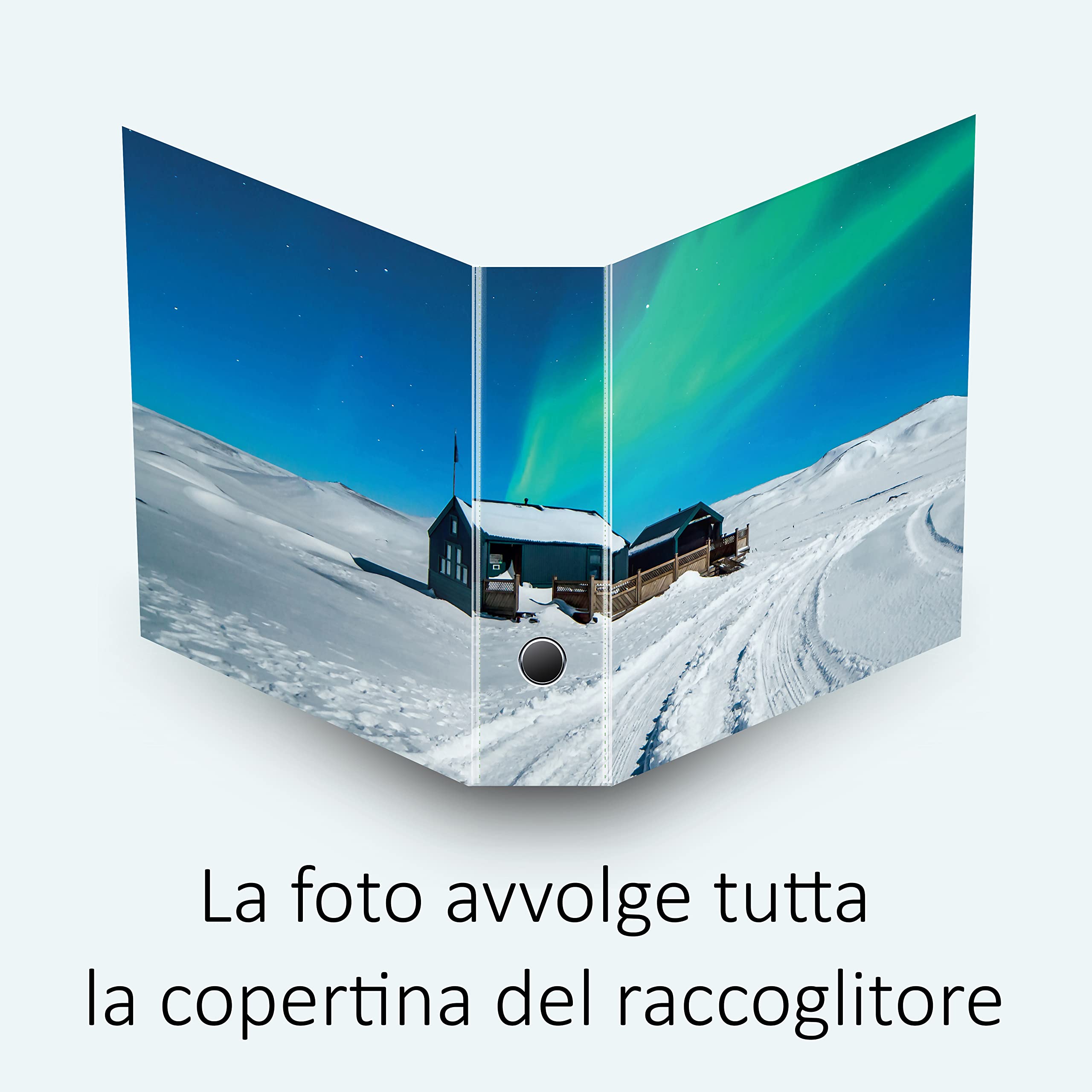 Set 5 raccoglitori ad anelli - AURORA (H31 cm con 2 anelli)