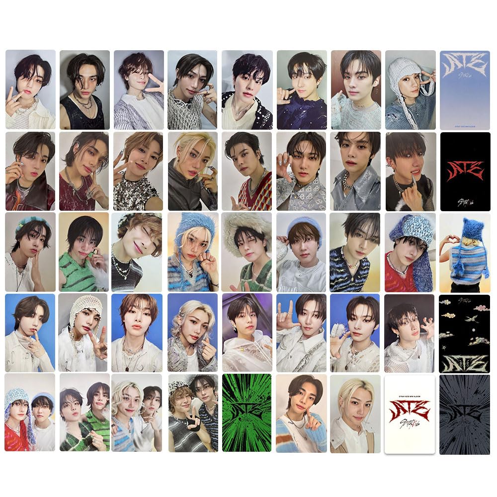 K-POP タレントカード モノトーンデザイン Amazon | Ariesxin KPOP Stray Kids ATE ニューアルバム フォト