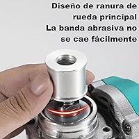 Vista 8 de Herramienta de conversión de amoladora angular, herramienta de amoladora modificada para lijadora de banda, accesorio para pulidora de lijadora