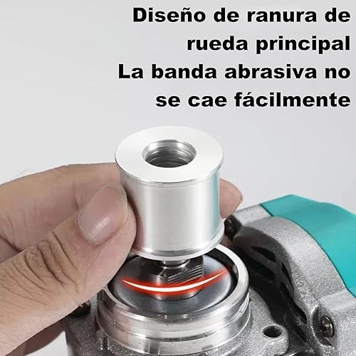 Miniatura 8 de Herramienta de conversión de amoladora angular, herramienta de amoladora modificada para lijadora de banda, accesorio para pulidora de lijadora de