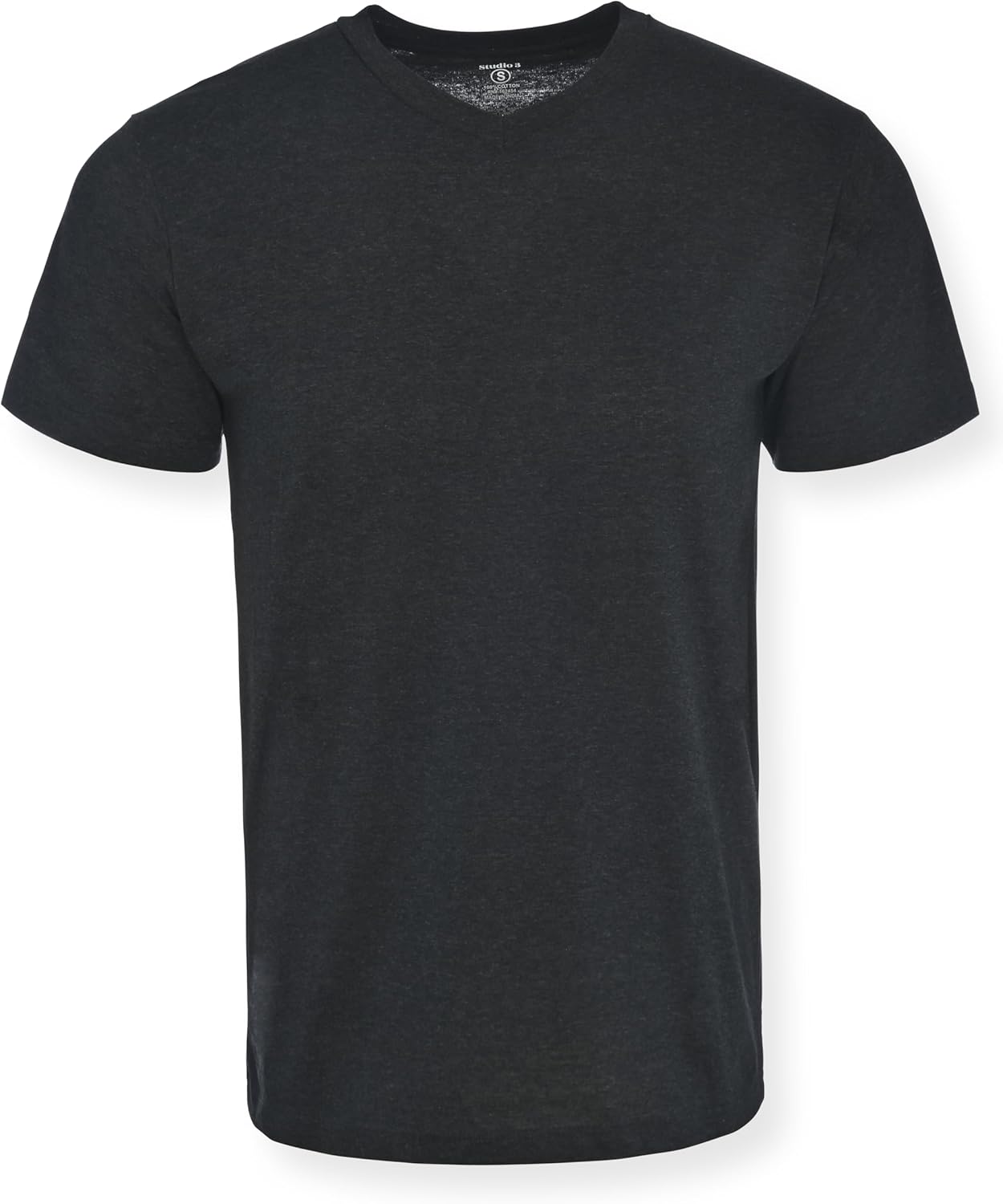 Studio 3 Men's V-Neck Tee Shirt 4-Pack - Stylish and Comfortable Essential Wardrobe Basics - Image 3