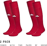 Vista 32 de adidas Rivalry Soccer 2.0 OTC, Workout Compression Socks-Over The Calf Negro/Blanco