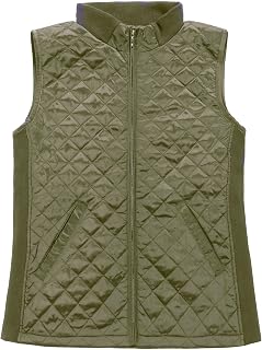 Bienzoe Women Casual Zip Quilted Sleeveless Light Weight Vest Stretch Rib Price In India