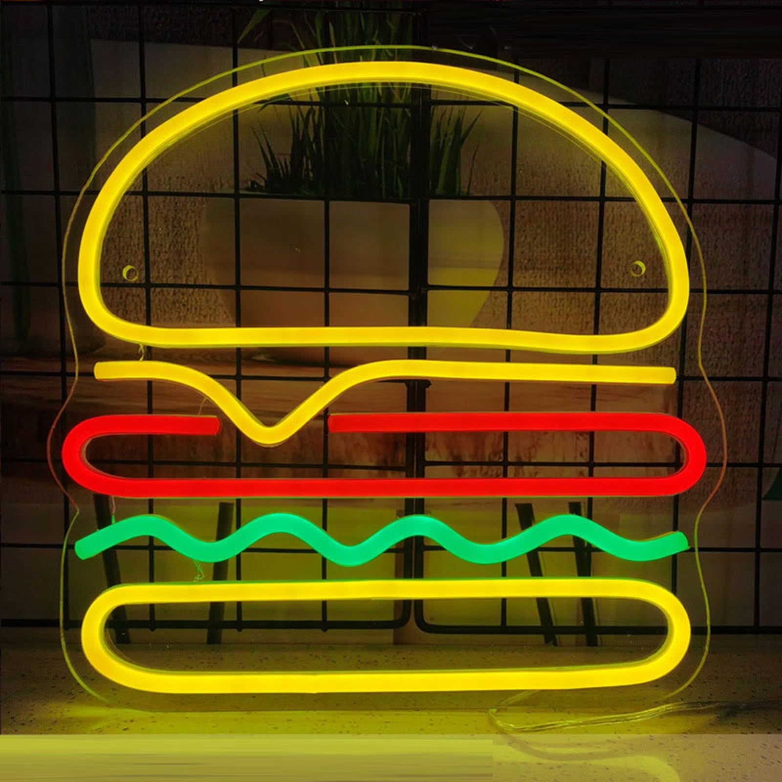 Insegna Al Neon Popcorn Per Decorazione - LED Dimmerabile, USB, Per Cinema, Bar, Feste, 32x34 Cm