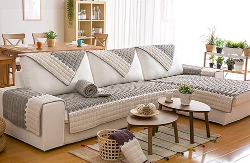 Funda de sofá, funda acolchada para sofá seccional, lavable, para perros, gatos, mascotas, asiento reclinable (se vende por piezano todos los