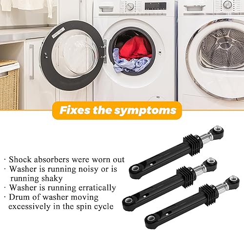 Miniatura 6 de Techecook 383EER3001G 4901ER2003A - Amortiguador para lavadora LG 383EER3001F 383EER3001H 383EER3001H 383EER3001K 383EER3001J Amortiguadores de