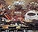 Produktbild 3D Fototapete Tapete Foto Coffee Shop Industrial Decor Hintergrundbild Benutzerdefinierte Textgröße Wandbild Cafe Wallpaper 3D-430Cmx300Cm