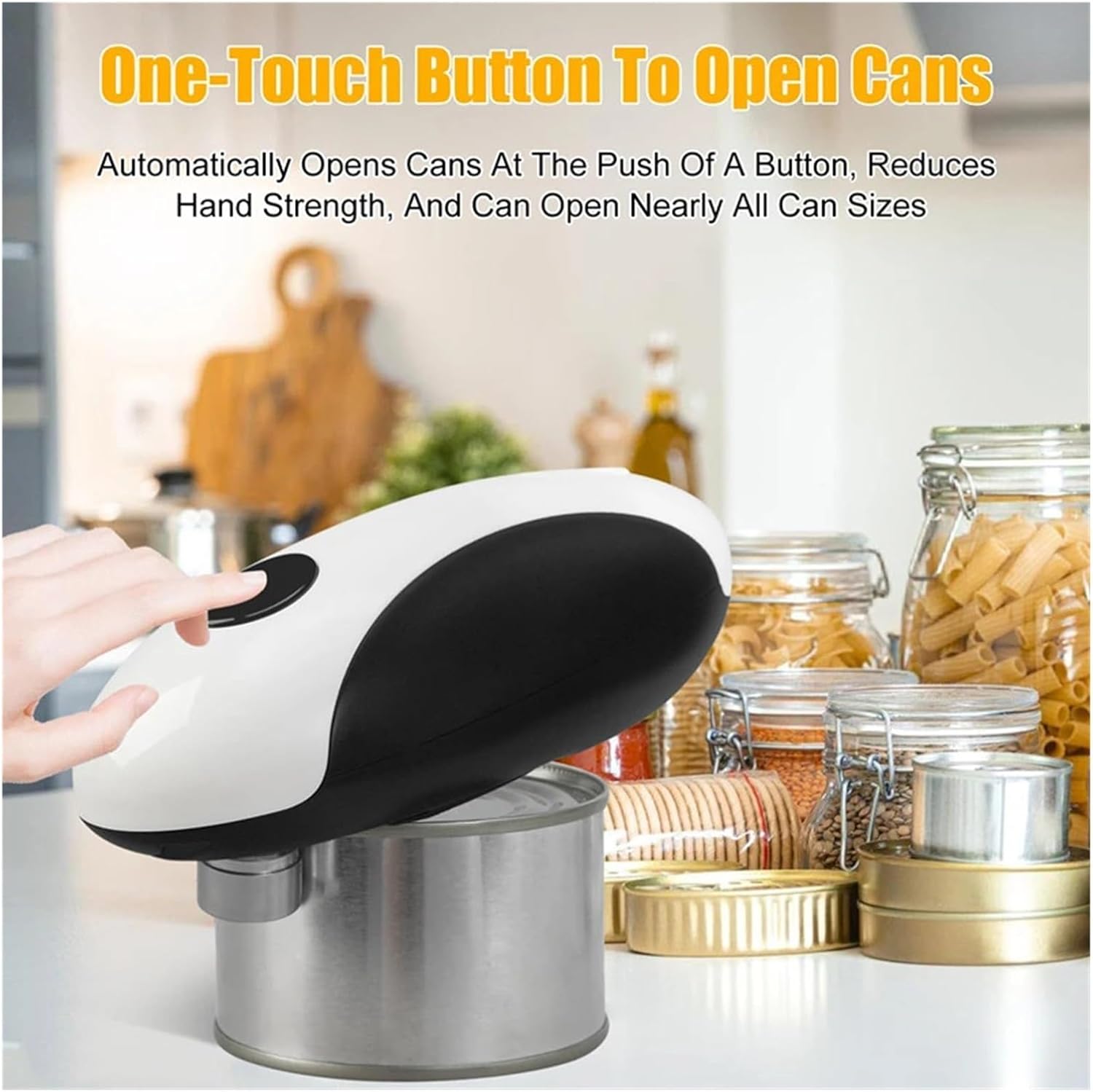 Fit for Fully Automatic Electric Can Opener - USB Kitchen Tool for Effortless Can and Bottle Opening