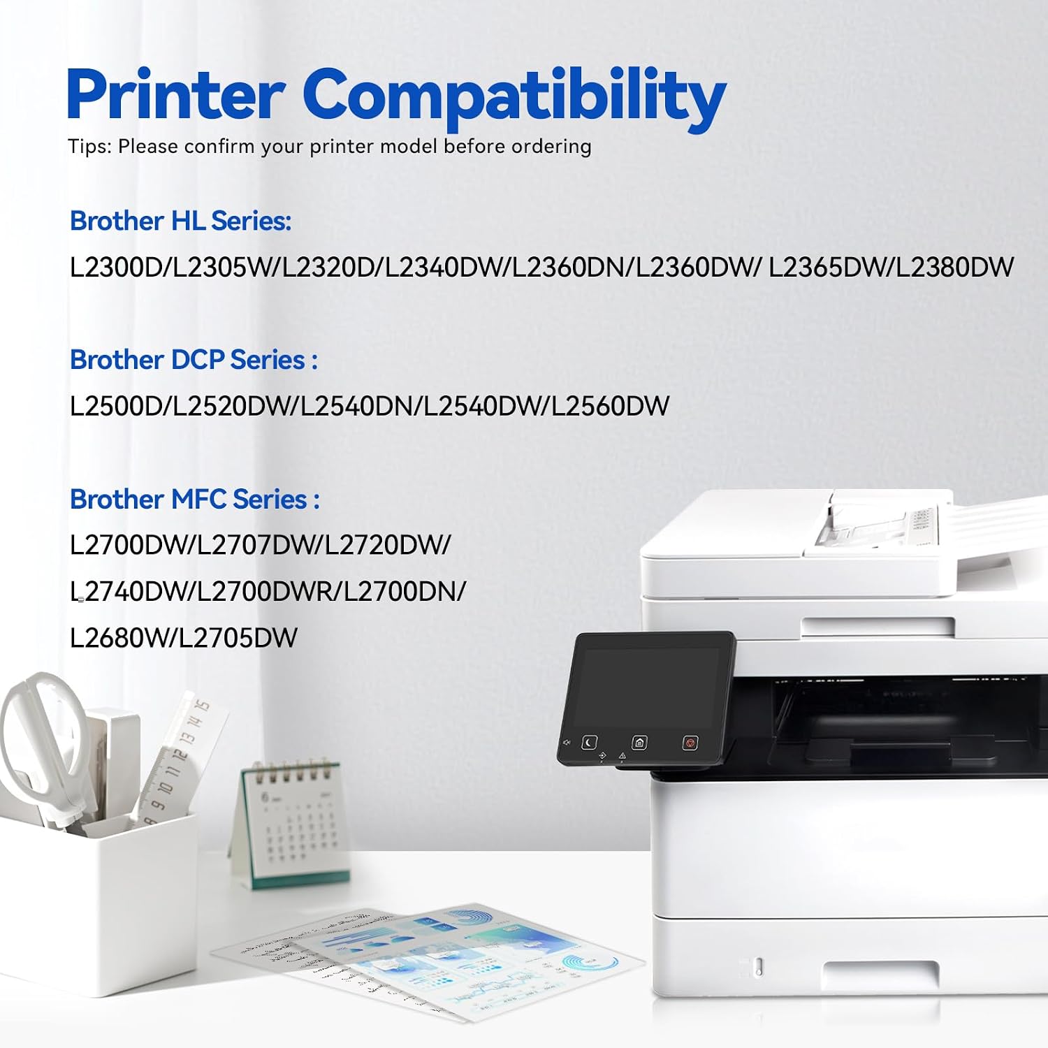 Compatible Toner Cartridge Replacement for Brother TN660 TN-660 TN630 TN-630 Black Toner Cartridge Use with Brother HL-L2380DW HL-L2320D HL-L2340DW DCP-L2540DW MFC-L2700DW Printer (10 Black)