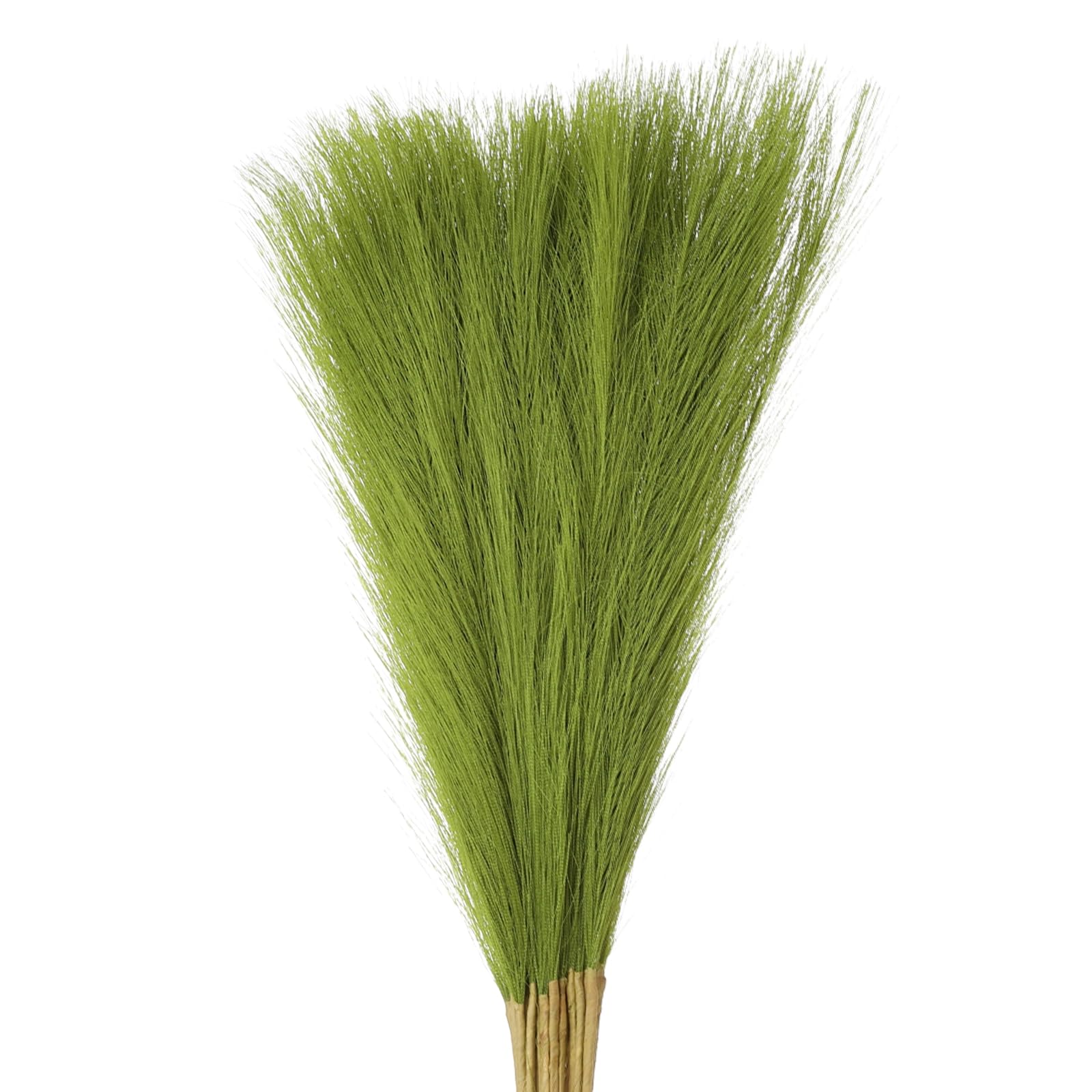 MECCANIXITY 35Pcs Faux Pampas Grass,21"/55cm Fluffy Fake Pampas Grass Decor Tall Artificial Pampas Grass for Living Room Party Wall Vase Wedding